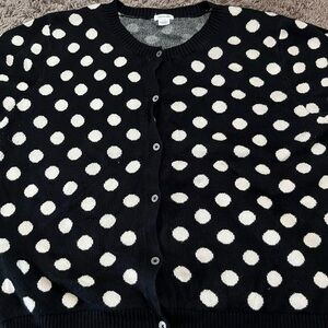 Kimchi Blue Short Sleeve Polka Dot Cardigan